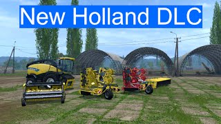 New Holland DLC  NH FR 850  SFI 900  Kemper 390 PLUS  600 FDR  300FP  Farming Simulator 15 [upl. by Daughtry]