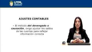 UTPL AJUSTES CONTABLES CONTABILIAD Y AUDITORÍACONTABILIDAD GENERAL II [upl. by Nale]