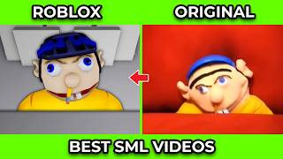 SML Movie vs SML ROBLOX 1 HOURS OF BEST SML VIDEOS  Side by Side 25 [upl. by Eeresed]