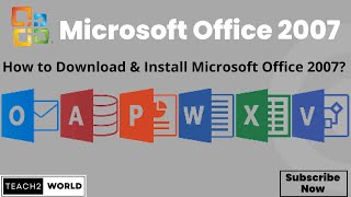 How to Download amp Install Microsoft Office 2007  Teach2world [upl. by Inuat620]