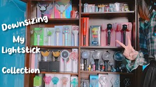 Downsizing My KPOP Lightstick Collection 😭 [upl. by Atinrahc]