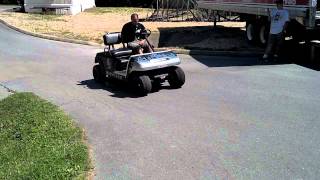 V8 Golf Cart Burnout [upl. by Greenwald]