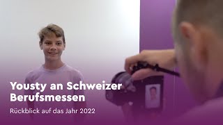 Yousty an den Schweizer Berufsmessen 2022 [upl. by Yenetruoc]