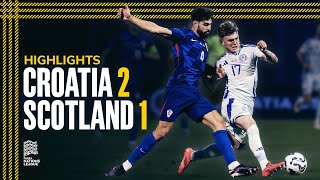 Croatia 21 Scotland  2024 UEFA Nations League Highlights [upl. by Siuqcram]