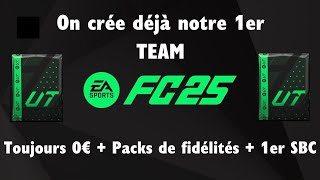 FC 25  Les débuts sur la Web App Ultimate Team [upl. by Malachi]