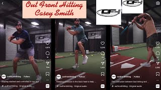 Out Front Hitting  Casey Smith  Best Instagram Videos [upl. by Ztirf]