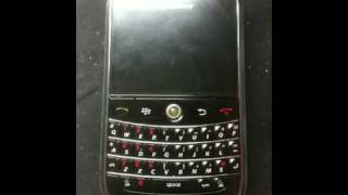 problem blackberry 9000 dead set red lyts blinking [upl. by Aleacin]