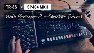 TR8S × SP404 With Phoscyon 2 In The Lead And Tanzbar Drums  4K  2023 [upl. by Imerej175]