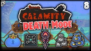 INSANE Compactor amp Farming BOSSES  Terraria Calamity Mod Death Mode Lets Play Episode 8 [upl. by Aicerg]