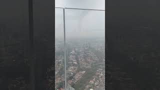 View at sky garden in the highest building in Indonesia will finish in this year [upl. by Adnilra]