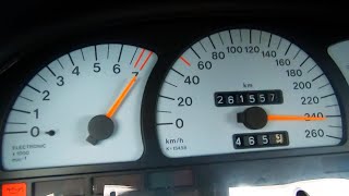 Opel Calibra 4x4 Turbo Acceleration 0250 [upl. by Idac]