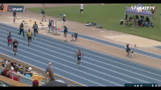 2023 Masters National Championships M60 200m Semifinal heat 2 [upl. by Rialcnis]