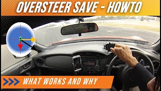 Oversteer recovery  how to save your car [upl. by Shore]