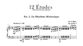 Alkan  En Rhythme Molossique Op 39 No 2 Yui Morishita [upl. by Nabe]