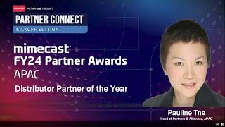 2024 Mimecast APAC Distributor Partner of the Year Award Chillisoft [upl. by Strader12]