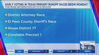 Early voting for Texas Primary runoffs begins Monday [upl. by Seema197]