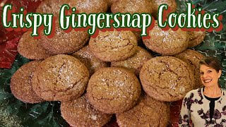 How to Make TRUE Crispy Gingersnap Cookies Tips on HOW to get the PERFECT Crisp [upl. by Mcevoy]