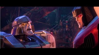 Transformers One Starscream vs Megatron Scene [upl. by Shult]