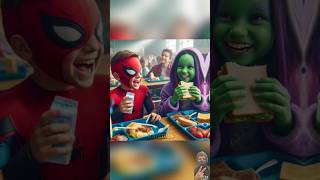 Spidermans Love Story with Gamora❤️marvel spiderman viralshorts [upl. by Redford]