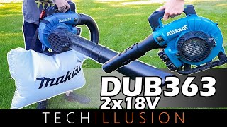 🔥POWERFULL 36V Cordless LEAF BLOWER amp VACUUM DUB363ZV XUB04ZV in Test 🤯😱Review amp Test DUB363ZV [upl. by Okimuk]