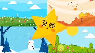 The Seasons Song  Song for kids  Star Shine  Nursery Rhymes for Preschool [upl. by Aruam]