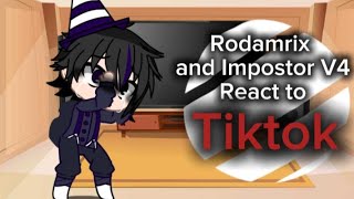 Rodamrix and Impostor V4 react to TIKTOK ‼️ rodamrix impostorv4 [upl. by Leirbma]