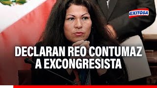 🔴🔵PJ declaró reo contumaz a excongresista Yesenia Ponce Villarreal [upl. by Salita]