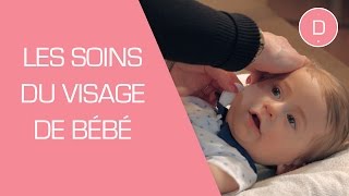 Les soins du visage de bébé Yeux nez oreilles  Puériculture [upl. by Odie]