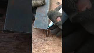 a technique for joining angle iron that not many welders know about weldingshorts [upl. by Capone]