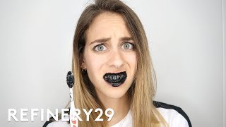 5 Days Of Activated Charcoal  Try Living With Lucie  Refinery29 [upl. by Marb]