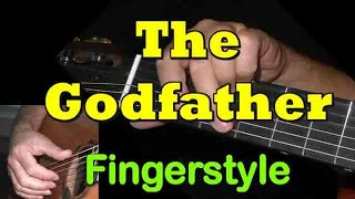 THE GODFATHER Fingerstyle Guitar  TAB by GuitarNick [upl. by Siddra894]