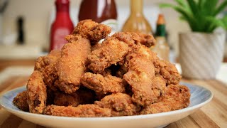 Super Crispy and Spicy Fried Chicken Wings so Good Chicken Wings Recipe  Party Wings [upl. by Nitsud386]