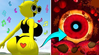 NEW WHATS INSIDE LOVE PINK LOVE YELLOW SONG SPRUNKI in Garrys MOD [upl. by Sillig367]