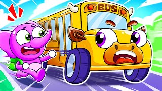 Bus Rules For Kids Song🚍⛔ Funny School Bus Safety  Kids Songs amp Nursery Rhymes by Lamba Lamby [upl. by Atinuhs]