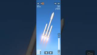 Falcon Heavy Animation [upl. by Aleafar]