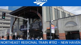 Amtrak Northeast Regional Train 192 to New Haven Last Call Announcements at Back Bay NOT REAL [upl. by Wakeen676]