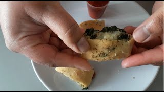 Italian Spinach amp Cheese Stromboli  Appetiser  స్పినాచ్ స్ట్రం బోలి  472 [upl. by Leilah]