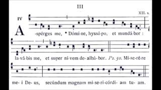 Asperges Me II  Gregorian Chant III [upl. by Aenyl489]