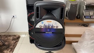 Caixa de Som Amplificada Lenoxx CA 350 Bluetooth 500W RMS [upl. by Lily]