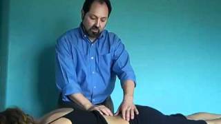 Dr Chikly Demonstrates an Application of Lymph Drainage Therapy Lumbar Release [upl. by Suoivatnom90]