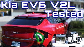 Kia EV6 V2L Tested amp Explained [upl. by Tasha]