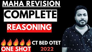 BED CT OTET CHT EXAM 2022 I REASONING FULL COVERAGE IONE SHOT IBY LAXMIDHAR SIR REASONING FULL COVER [upl. by Lagasse]