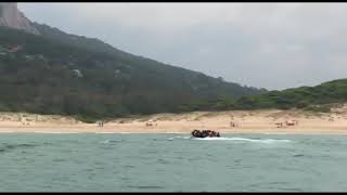 Migrants land on Spanish beach [upl. by Fiester]