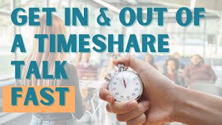 5 Proven Techniques Getting Out of a Timeshare Presentation [upl. by Saerdna870]