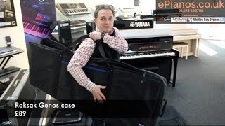 Yamaha Genos carry case review [upl. by Inanuah]