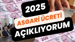 2025 Asgari Ücretin kaç para olacağını açıklıyorumBu videoyu kaydedinasgariucret asgariücret2025 [upl. by Eneja379]