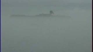 QE2 and Queen Victoria in the Atlantic Fog [upl. by Northey]