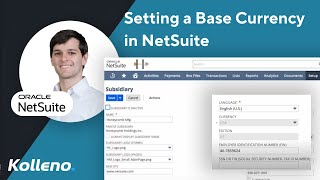 NetSuite Tutorial  Setting a Base Currency in NetSuite [upl. by Brost603]