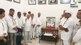 Goan Reporter News Congress House Commemorates Rajiv Gandhis Death Anniversary [upl. by Hagen]