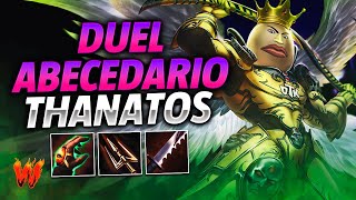 THANATOS LAS BUILD IMPORTAN  Warchi  Smite Duel Abecedario S10 [upl. by Eimerej]